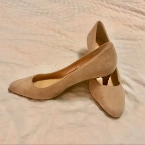 Brand new cream suede Cole Haan Grand.OS shoes